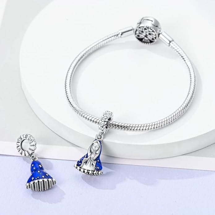 MULA 925 Sterling Silver Charms for Bracelets and Necklaces Family Letters Dangle Pendants Airplane Travel Beads Family Tree Jewelry Charms for Women