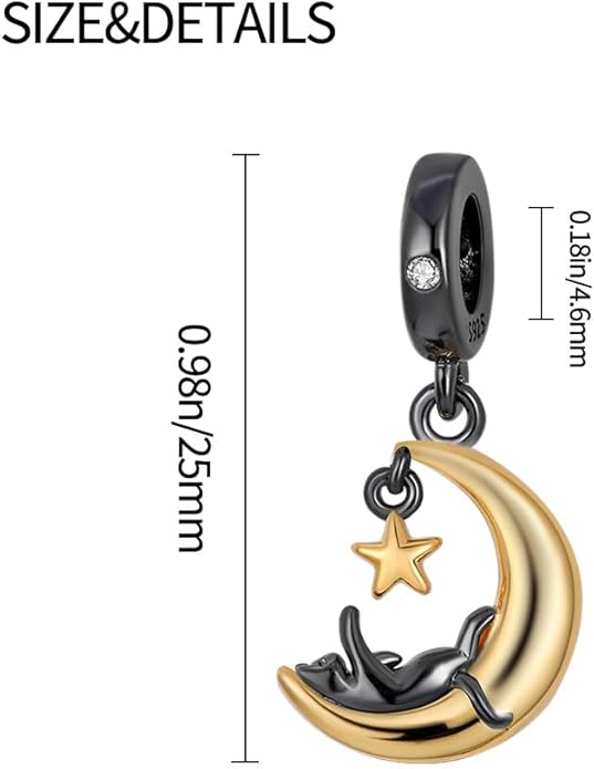 925 sterling silver bracelet necklace pendant, women's jewelry, a charming pendant suitable for matching the original bracelet, perfect for parties, birthdays, and as a jewelry gift