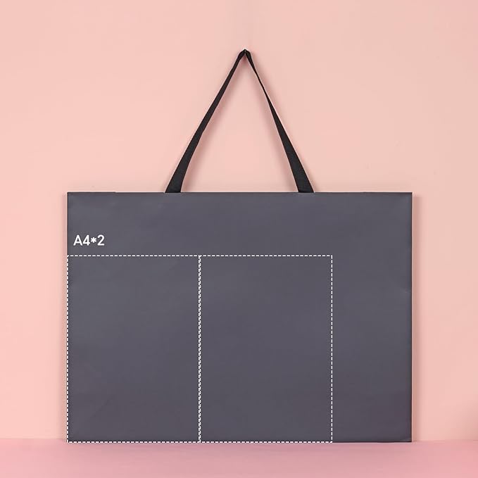 6pcs 21.7x6.1x15.7 (4) Extra Large Size Gift Bags with Cotton Handles, Thick, Sturdy, Giant, Jumbo Paper Bags for Wedding, Birthday, Party