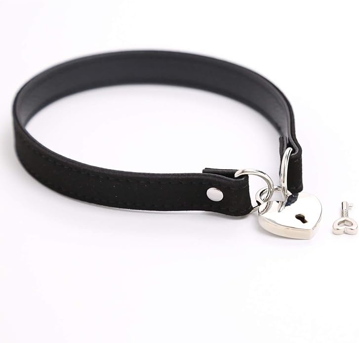 Succuba Padlock Collar Necklace Lolita Collar Cat Kitty Velvet Necklace