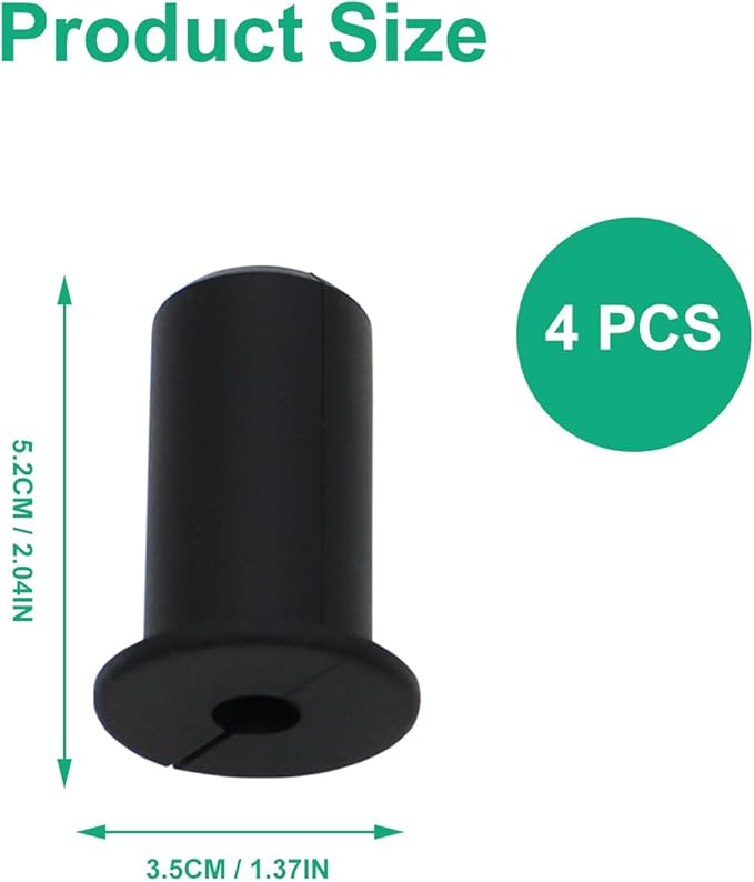 Cable Bushing for Starlink Cable Routing Kit Wall Pass Through, 3/4 inch Wall Sleeve Grommet Cover, 4 PCS