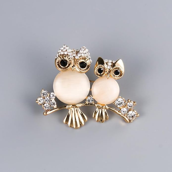 Animal-Shaped Rhinestone Brooch Set, Alloy Diamond Pin, Crystal Vintage Brooch, Animal Lapel Pin, Formal Pin Suitable for Men and Women