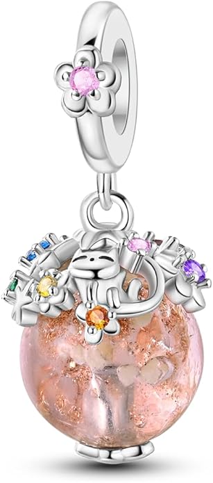 MULA 925 Sterling Silver Charms for Bracelets and Necklaces Airplane Passport Dangle Pendants Beads Butterfly Dragonfly Charms Jewelry Charm for Women