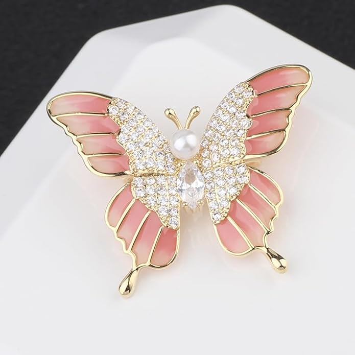 Animal Brooch for Women Girls Rhinestone Animal Brooch Lapel Pin Jewelry Gift for Mom Wife