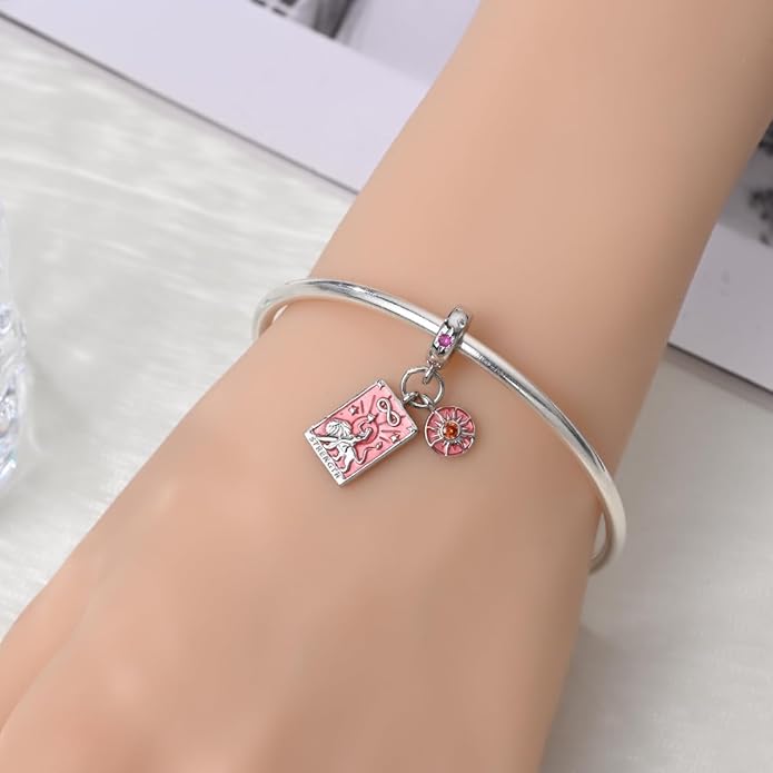 925 sterling silver bracelet necklace pendant, women's jewelry, a charming pendant suitable for matching the original bracelet, perfect for parties, birthdays, and as a jewelry gift