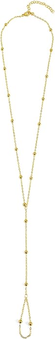 Hand Chain Bracelet, Adjustable Hand Jewelry Chain Bracelet with Ring, Trendy Gold Handchains Jewelry