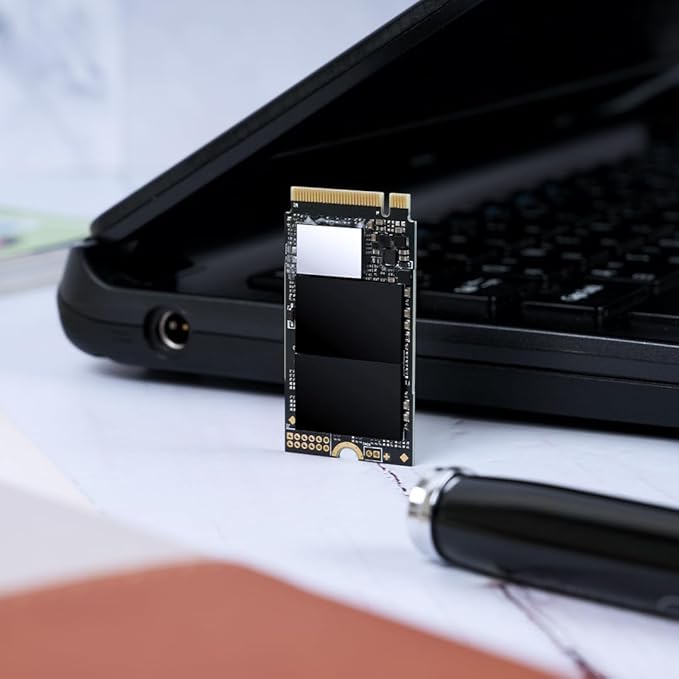 Transcend 1TB M.2 2242 SSD, Up to 5000MB/s, PCIe Gen4x4 NVMe 3D TLC, for Ultra-Thin Laptops, Lenovo ThinkPad, Yoga Gen 6, ASUS ExpertBook, ZenBook, Mini PC, DRAM-Less Design for Low Power Consumption