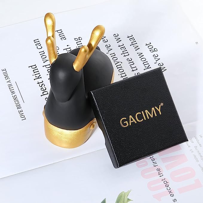 Gacimy Chunky Hoop Earrings for Women, 14K Gold Plated Oval Hoop Earrings with 925 Sterling Silver Post
