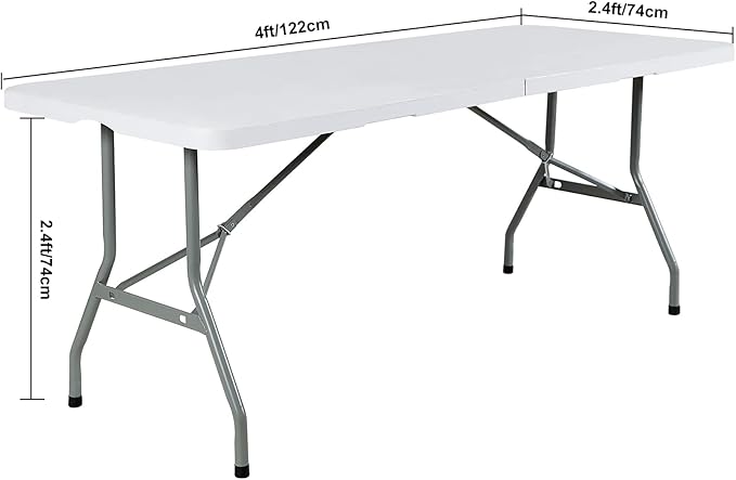 FORLIFE Burgundy Spandex Table Cover - Fitted 4ft Rectangular Tablecloth for Weddings, Banquets, Parties - Stretch Patio Cover