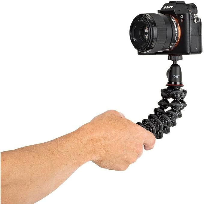 JOBY GorillaPod Compact Tripod Kit with Ballhead for Mirrorless Cameras up to 2.2 lbs. Black/Charcoal.