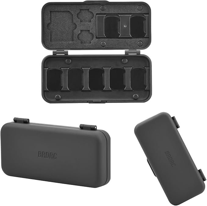 Filter Case for DJI Pocket 3, Magnetic Lens Filter Storage Case for DJI Osmo Pocket 3 Creator Combo Accessories, ND-UV-CPL Wide Angle Macro Lens TF/SD Card Organizer