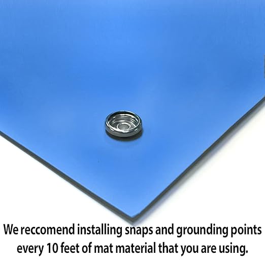 RubberStat Dual Layer ESD Workstation Rubber, Soldering, Cell Phone Repair - 30"x50' Royal Blue