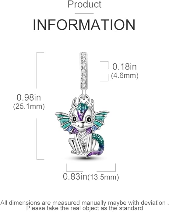 MULA 925 Sterling Silver Charms for Bracelets and Necklaces Airplane Passport Dangle Pendants Beads Butterfly Dragonfly Charms Jewelry Charm for Women