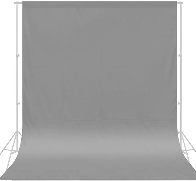 10x12ft Gray Backdrop Photography Grey Photo Shooting Background with Matt Surface for Protrait Photoshoot
