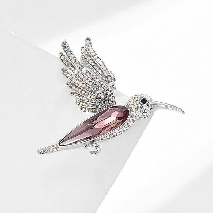 Animal Brooch for Women Girls 18k Gold Plated Animal Brooch Pin Rhinestone Animal Brooch Lapel Pin Jewelry Thanksgiving Day Birthday Wedding Gifts for Mom Wife