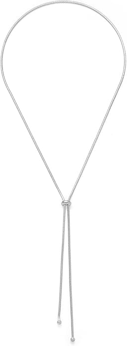 Gold Silver Necklace for Women Y Chain Adjustable Gold Long Necklaces Fashion Dainty Jewelry