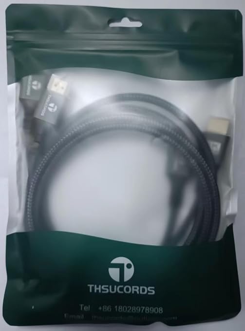 8K 4K HDMI Cable 3.3FT 2 Pack, High Speed Braided HDMI to HDMI 2.1 Cord Supports 8K@60Hz, 4K@120Hz 144Hz 48Gbps Compatible with Roku TV/PS5/HDTV/Blu-ray