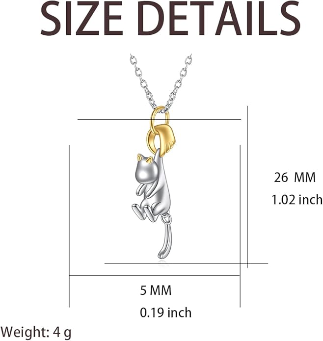 Animal Necklace Cat/Fox/Otter/Sloth/Cow/Highland Cow/Koala Necklace Cute Animal Jewelry Gifts for Women