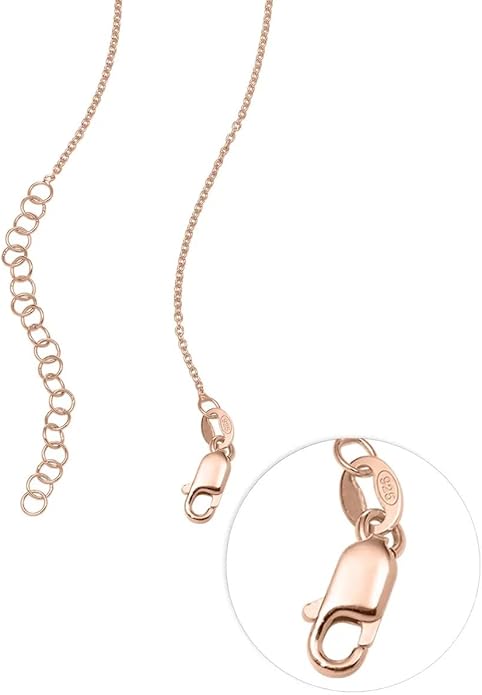 MyNameNecklace Personalized The Balance Charm Necklace with Custom Engraved Beads - Cable/Link Chain - Dainty Gift for Mom, Her - Jewelry for Christmas