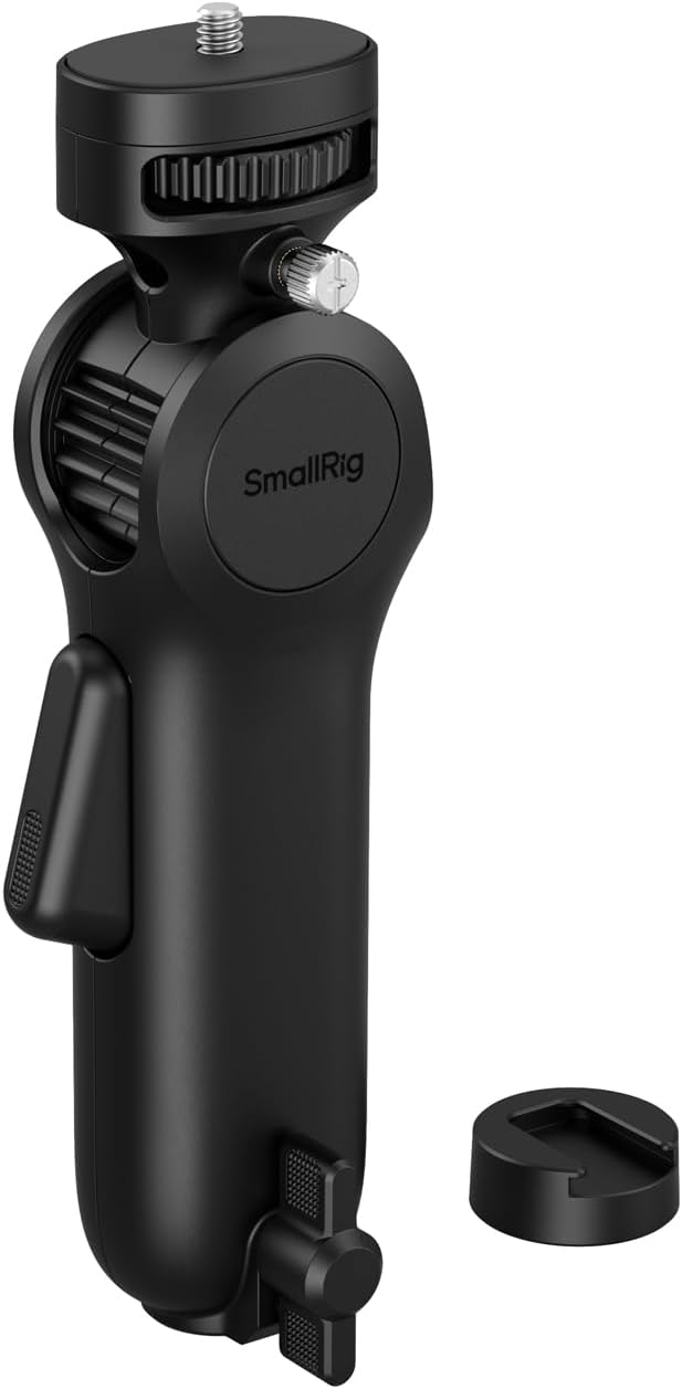 SmallRig Quick Adjustment Light Stand Adapter, One-Button 180° Pitch Adjustment, 3kg Load Capacity, for COB Video Light/Camera/Phone Clips, for On-Camera Flash, 5181