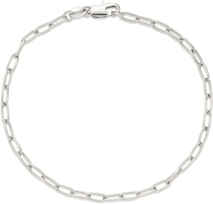 Amazon Essentials 14K Paperclip Chain Bracelet