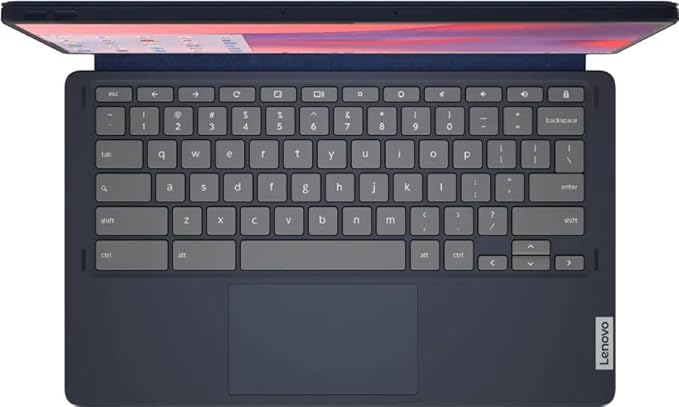 Lenovo - Chromebook Duet 5-13.3" OLED Touch Screen Tablet - 8GB Memory - 128GB SSD - with Stylus Pen - Abyss Blue