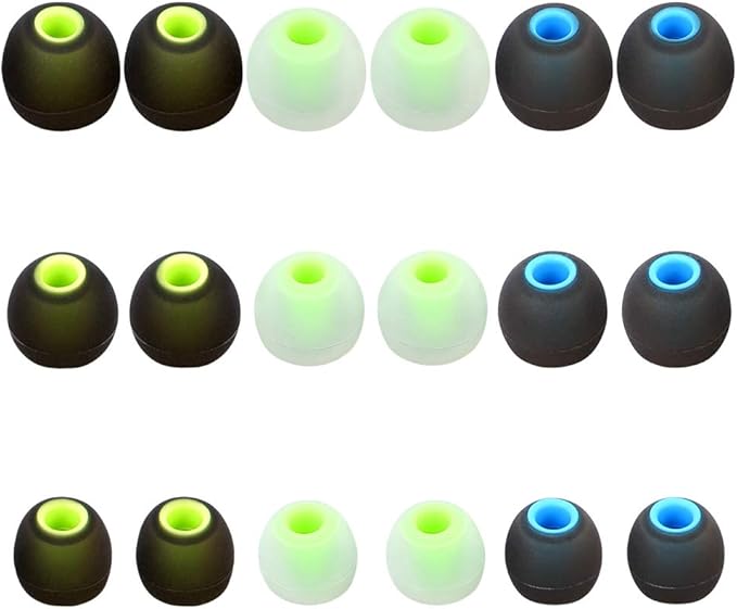 Earbud Tips Replacement - 9 Pairs SML Eartips Eargels