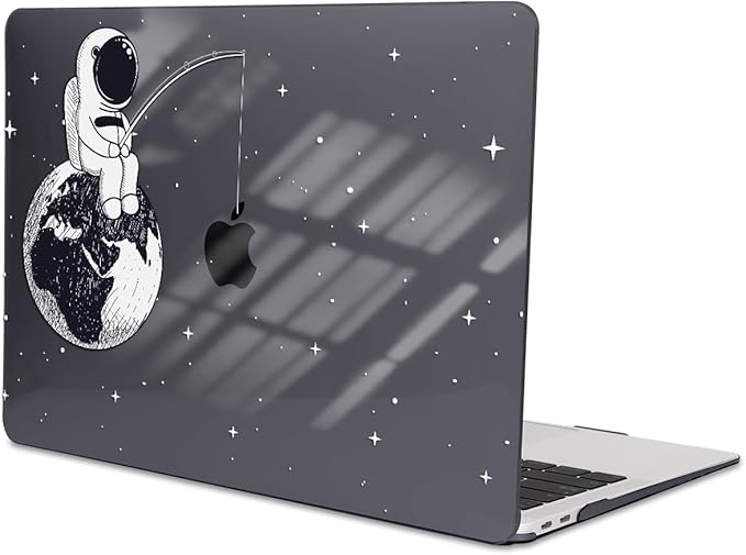Compatible with MacBook Pro 13 inch Case 2022 2021-2016 A2338 M2/M1 Chip A2251 A2289 A2159 A1989 A1706, Pattern Plastic Hard Shell Keyboard Cover Screen Film Webcam Cover, Astronaut Earth