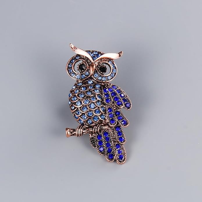 Animal-Shaped Rhinestone Brooch Set, Alloy Diamond Pin, Crystal Vintage Brooch, Animal Lapel Pin, Formal Pin Suitable for Men and Women