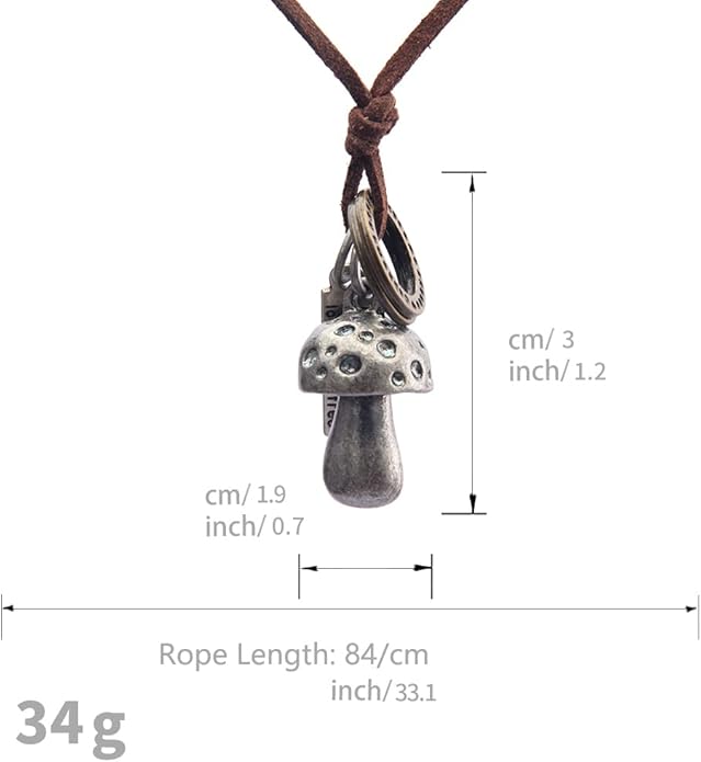 GelConnie Boho Necklaces for Women Vintage Silver Circles Long Pendant Necklace Cowgirl Sweater Necklace Adjustable Leather Choker Necklace for Women