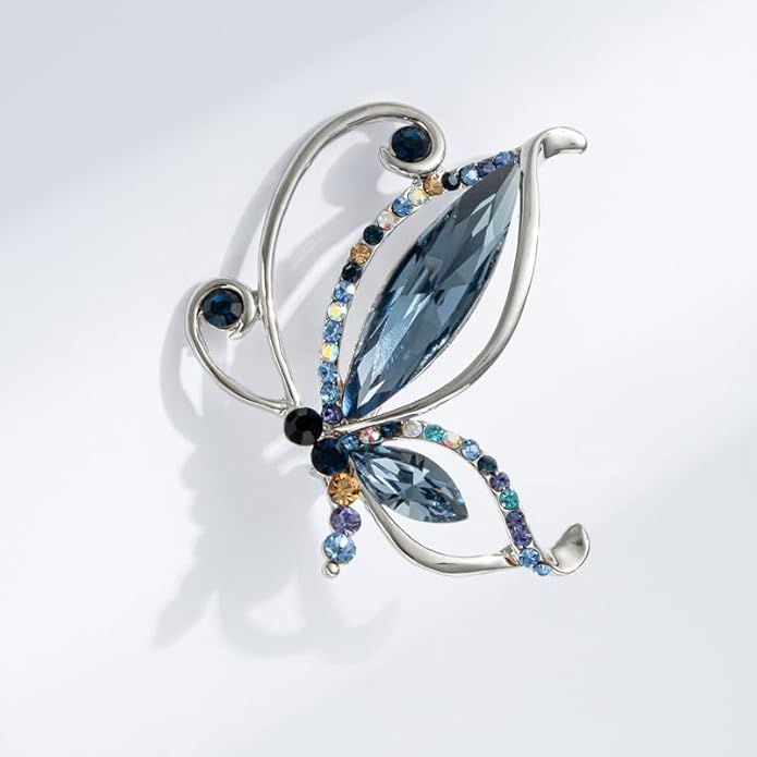 Animal Brooch for Women Girls Rhinestone Animal Brooch Lapel Pin Jewelry Gift for Mom Wife