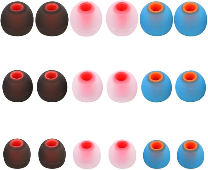 Earbuds Replacement Tips - 9 Pairs SML Eartips Eargels