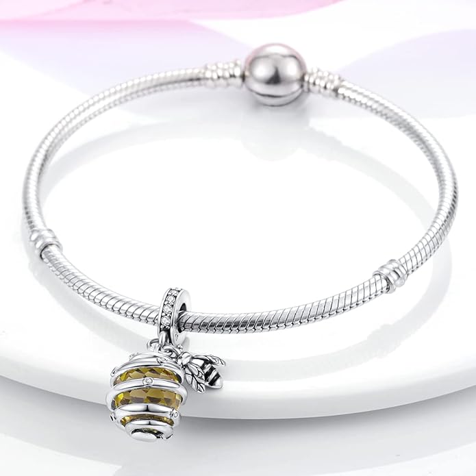 MULA 925 Sterling Silver Charms for Bracelets and Necklaces Family Letters Dangle Pendants Airplane Travel Beads Family Tree Jewelry Charms for Women