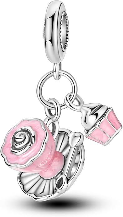 MULA 925 Sterling Silver Charms for Bracelets and Necklaces Airplane Passport Dangle Pendants Beads Butterfly Dragonfly Charms Jewelry Charm for Women