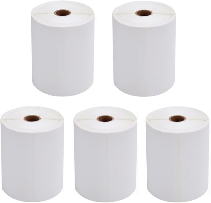 FungLam 4x6 Direct Thermal Shipping Labels for Zebra 2844 ZP-450 ZP-500 ZP-505 (80 Rolls, 250 Labels/Roll)