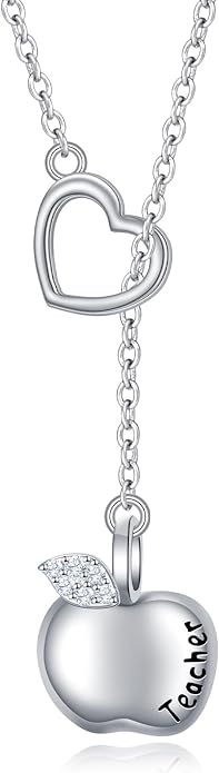 Long Necklace Sterling Silver Larait Bar Y Lariat Long Chain Drop Adjustable Necklace Gift for Her, 30"