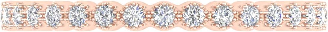 1/5 Carat Bezel Set Diamond Wedding Band Ring in 14K Solid Gold
