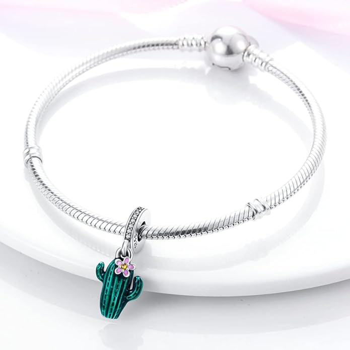 MULA 925 Sterling Silver Charms for Bracelets and Necklaces Family Letters Dangle Pendants Airplane Travel Beads Family Tree Jewelry Charms for Women