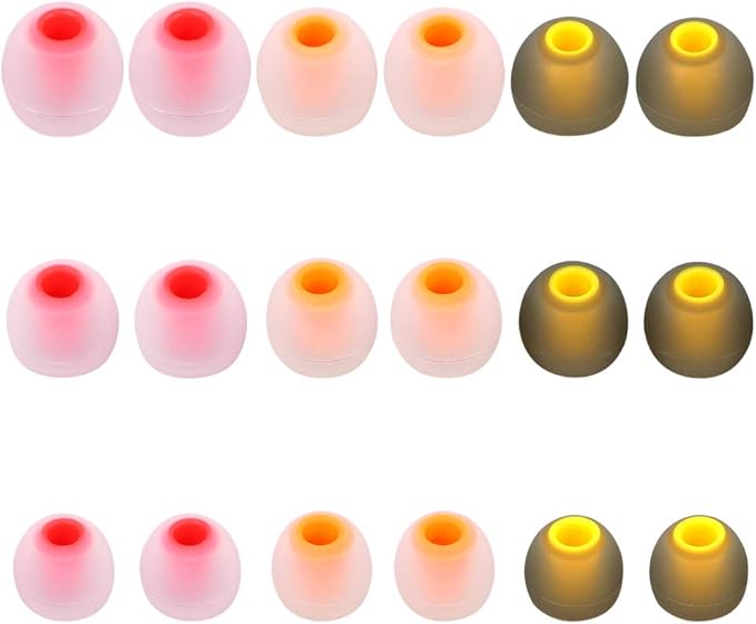 Earbud Tips Replacement - 9 Pairs SML Eartips Eargels