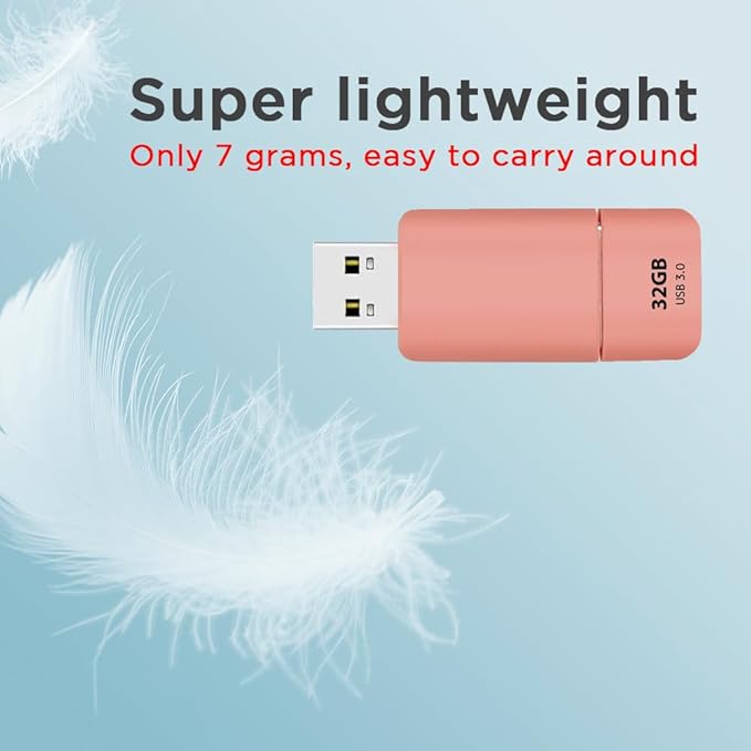 GIGASTONE 32GB Flash Drive (60 Pack) Z60NB USB 3.2 Gen 1, Ultra Fast, Retractable Capless Slider Design, Data Storage, Backup for PC/Mac/TV/Car Audio, USB 2.0/3.0/3.1 Compatible (Random Color)
