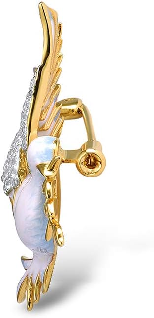 Santuzza 925 Sterling Silver Enamel Brooch Pin for Women