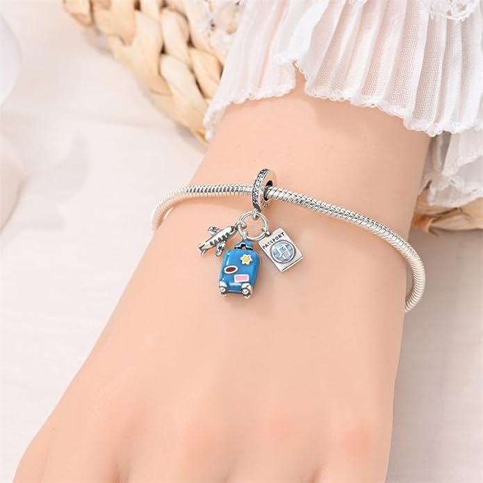 925 sterling silver bracelet necklace pendant, women's jewelry, a charming pendant suitable for matching the original bracelet, perfect for parties, birthdays, and as a jewelry gift