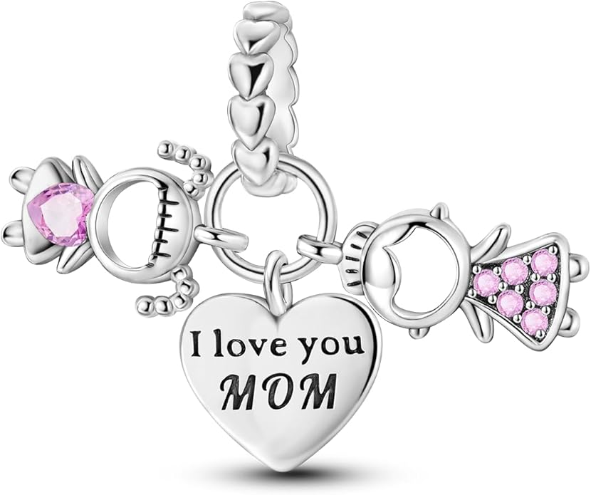NARMO S925 Sterling Silver Charms Hamsa Charm for Pandora Bracelets Cross Charms for Bracelets Perfume High Heels Dangle Charms Silver Charms for Women