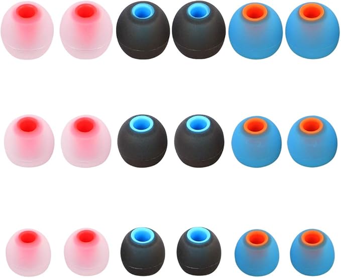 Earbud Tips Earbuds Replacement Tips Ear Tips Earbuds Eartips Eargels 9 Pairs SML