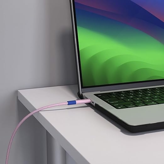 CASETiFY Powerthru USB-C to USB-C Cable (1m/3.3ft) - pop-Block