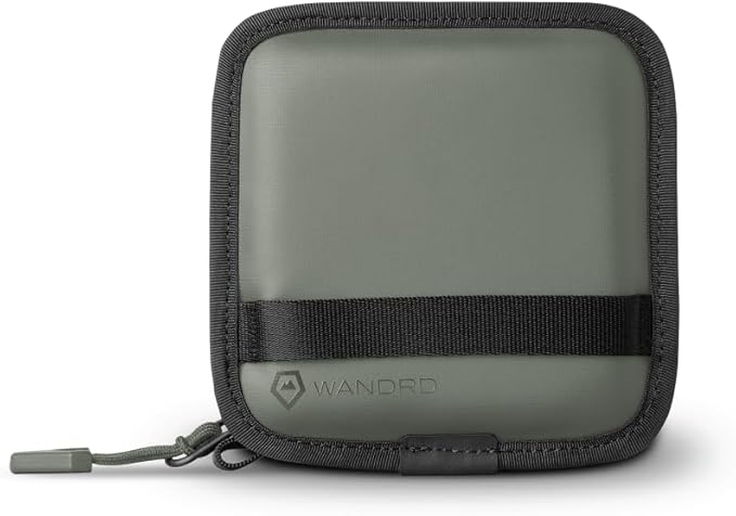 WANDRD Lens Filter Case - Store 4 Filters in Your Camera Backpack or Camera Case, Protect Photography Accessories from Scratches, Dust & Impact (Wasatch Green)