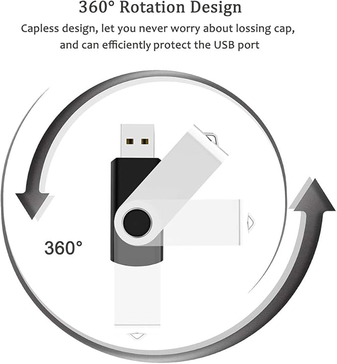 20 Pack 16GB USB Flash Drive 2.0 Bulk USB Thumb Drives Memory Stick Jump Drive Zip Drives (16GB, 20 Pack)