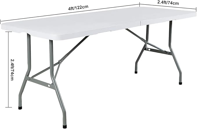 FORLIFE 4Pack Spandex Table Covers，Fitted Tablecloth for Rectangular Tables, Stretch Patio Table Covers, Universal Spandex Table Cover for Wedding, Banquet, Party (4ft, Burgundy)