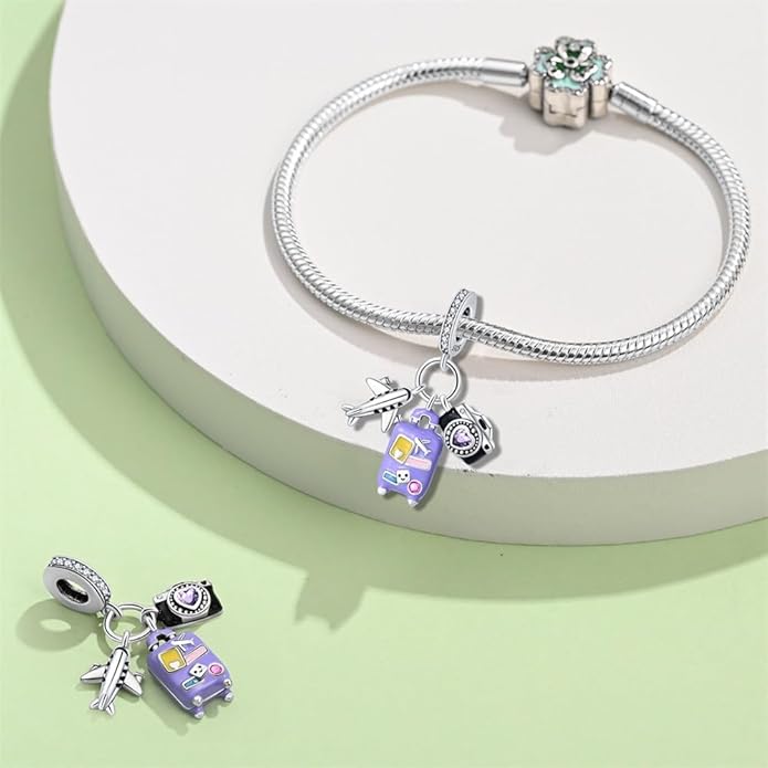 925 sterling silver bracelet necklace pendant, women's jewelry, a charming pendant suitable for matching the original bracelet, perfect for parties, birthdays, and as a jewelry gift