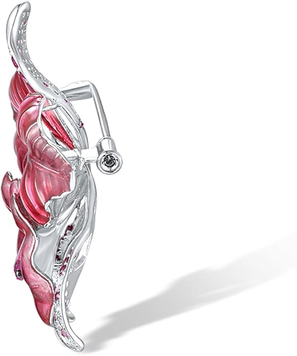 Santuzza 925 Sterling Silver Enamel Brooch Pin for Women